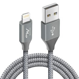 Wayona [Apple MFi Certified Charger Lightning to USB Charging Cable Cord Compatible iPhone 14/13/12/11 Pro/11/XS MAX/XR/8/7/6s Plus,iPad Pro/Air/Mini