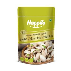Happilo Premium California Roasted & Salted Pistachios 200g | Healthy Snacks, Dry Fruits, Pista | Tasty & Healthy | High in Protein & Dietary Fiber | Low Calorie Nuts