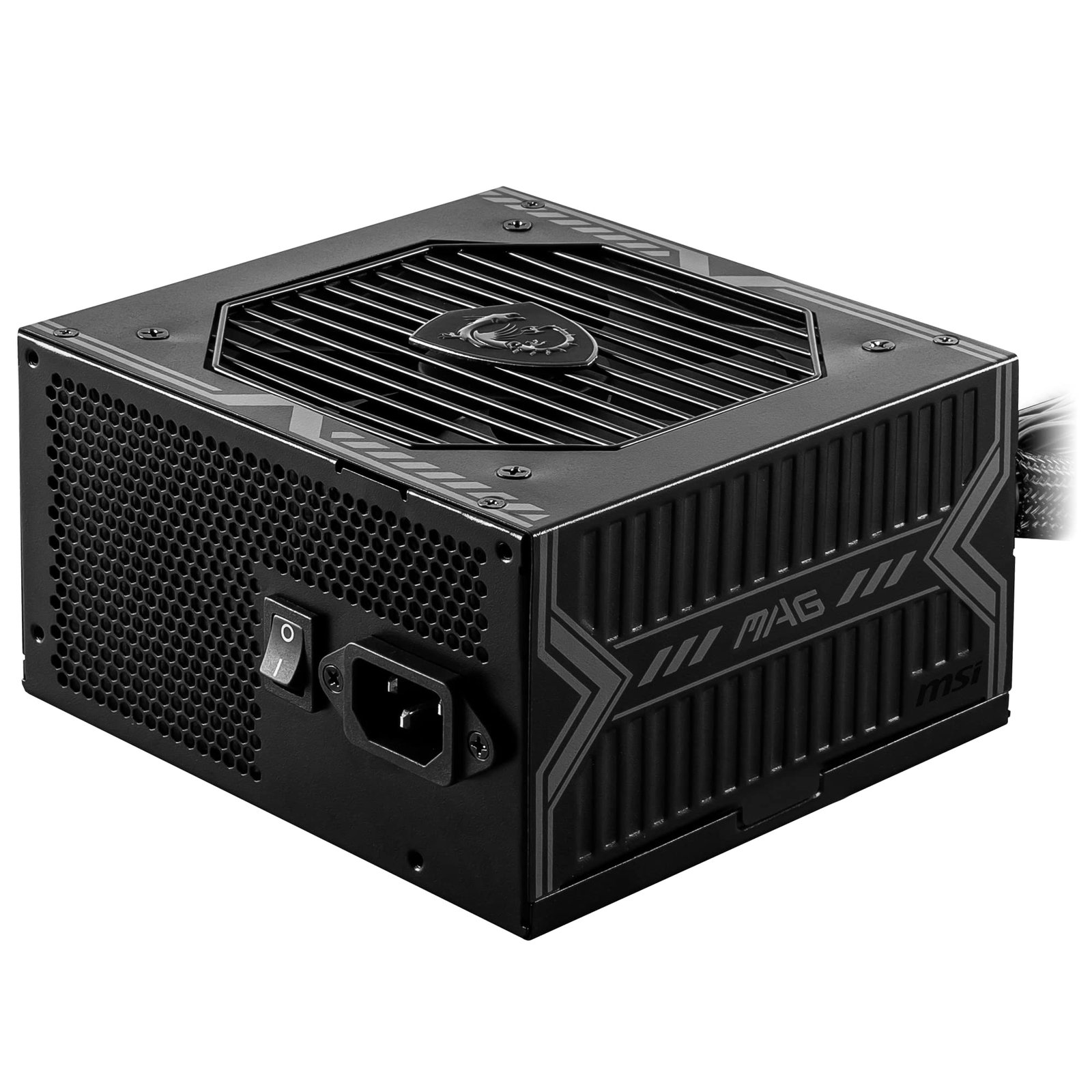 MSI MAG A650BN Power Supply Unit – 650W, 80 Plus Bronze Certified, 12V Single-Rail, DC-to-DC Circuit, 120mm Fan, Active PFC Design, Multiple Connectivity, for Gaming PC, 5-Year Warranty