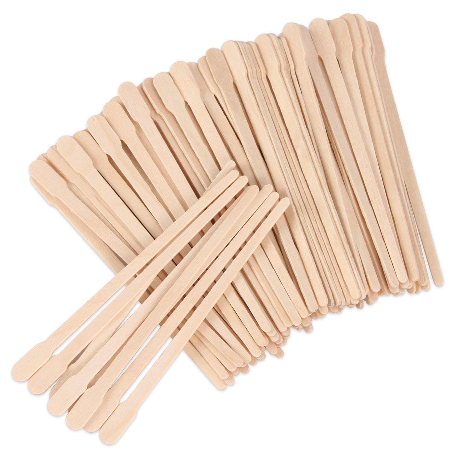 200 Pcs Wax Sticks, Skinny Wax Sticks, Eyebrow Wax Applicator Sticks Applicator Face and Eyebrows Hair Removal Stick