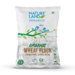 Natureland Organics Whole Wheat Flour Bag, 5 kg