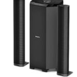 PHILIPS Convertible Soundbar MMS8085B, 2.1 Channel with Multipoint-Connectivity Option, USB in, Bluetooth Connectivity 80 Watt, Superior Sound, RiChannel bass (Black)