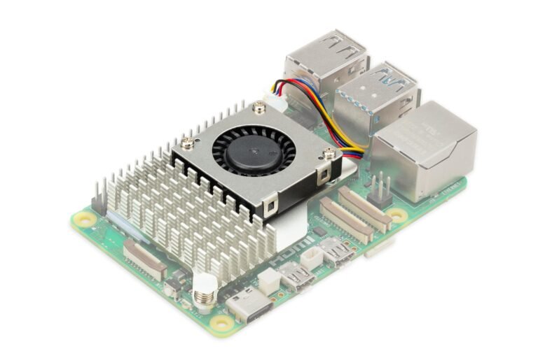 Raspberry Pi Active Cooler for Raspberry Pi 5, Active cooler, For heavy load, Without case (SC1148)