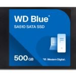 Western Digital WD Blue SA510 SATA 500GB, Up to 560MB/s, 2.5 Inch/7 mm, 5Y Warranty, Internal Solid State Drive (SSD) (WDS500G3B0A)
