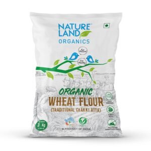Natureland Organics Whole Wheat Flour 3 kg
