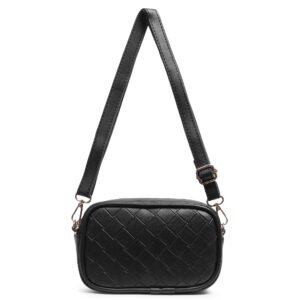 Pramadda Pure Luxury Black Sling Bags for Women Latest | Side Crossbody Shoulder Bag for Girls | Purse for Women Handbag | Daily Use Cross Body Bags | Mobile Sling Bags Travel.