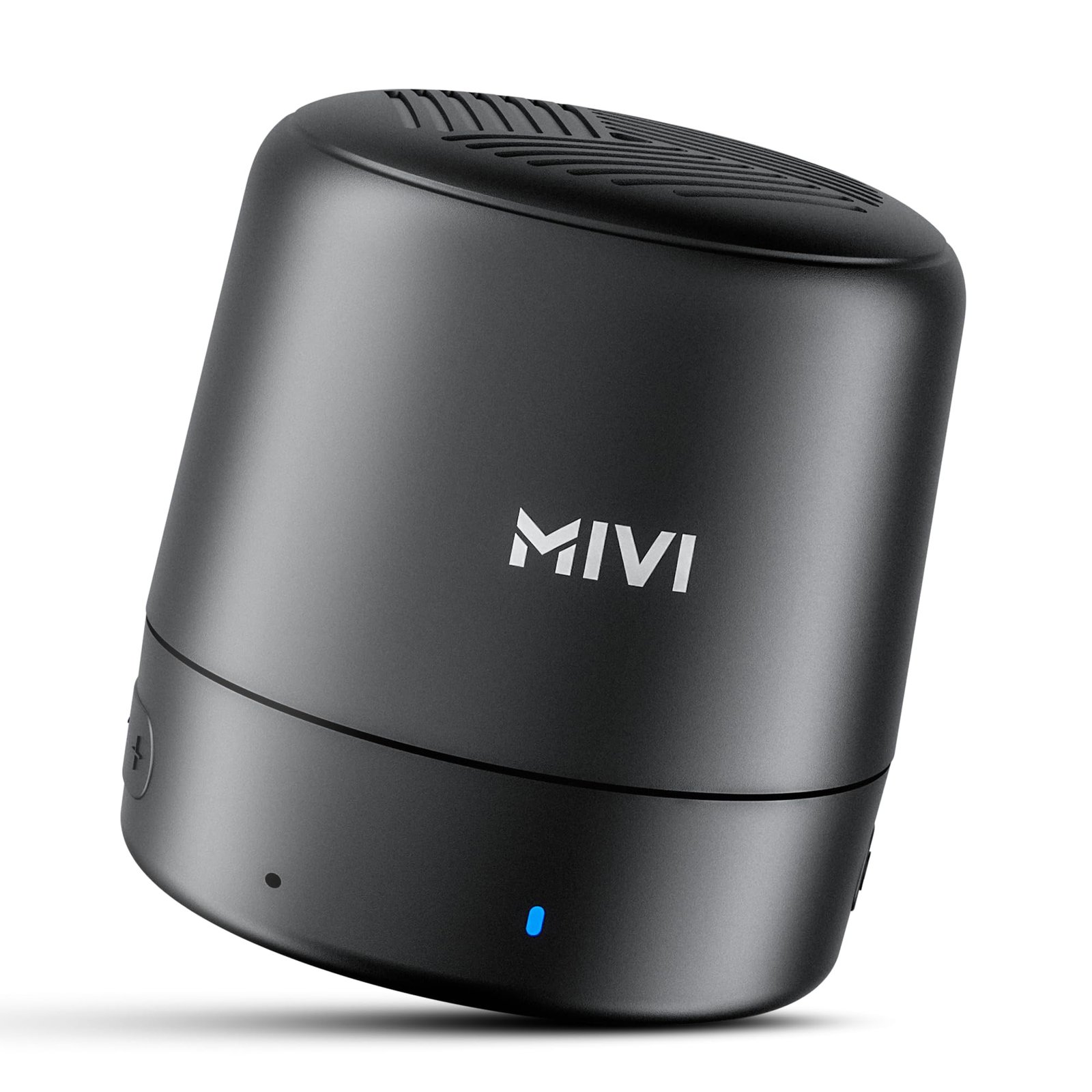 Mivi Play Bluetooth Speaker with 12 Hours Playtime. Wireless Speaker Made in India with Exceptional Sound Quality, Portable and Built in Mic-Black