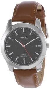 TIMEX Classics Analog Watch for Men with Round Dial & Water Resistant Man’s Wrist Watches