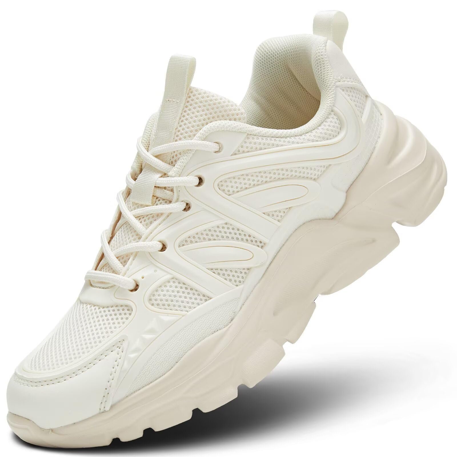Women’s Ladies Tennis Shoes Running Walking Sneakers Work Casual Comfor Lightweight Non-Slip Gym Trainers