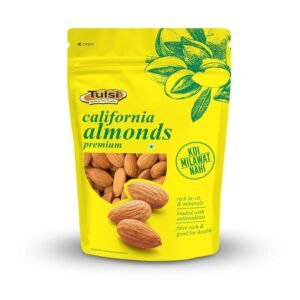 Tulsi California Almonds Premium 500g | Whole Almond | Rich in Vitamins & Minerals | Rich in Fiber | Good for Health | Loaded with Antioxidants | Nuts & Dry Fruits | Premium Badam Giri | Healthy Nuts