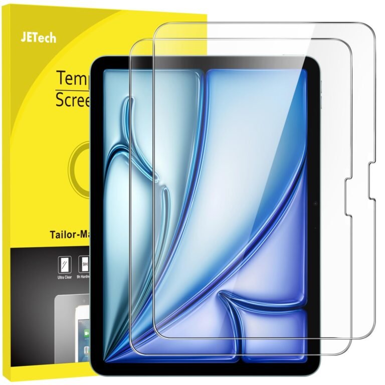JETech Screen Protector Guard for iPad Air 11″ M4/M3/M2, 2-Pack