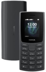 Nokia All-new 105 Dual Sim Keypad Phone with Built-in UPI Payments, Long-Lasting Battery, Wireless FM Radio | Charcoal