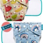 Advanso Leakage-proof cloth diapers for babies, high absorbent 2 reusable diaper 2 insert pad combo pack washable cloth diaper free size 5-18kg baby adjustable pocket cover 19