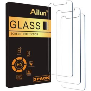 Ailun 3 Pack Screen Protector for iPhone 12 Pro Max, Tempered Glass