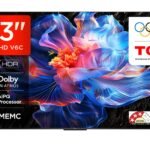 TCL 108 cm (43 inches) 4K Ultra HD Smart LED Google TV | 4K HDR | Dolby Vision & Atmos | MEMC | 43V6C