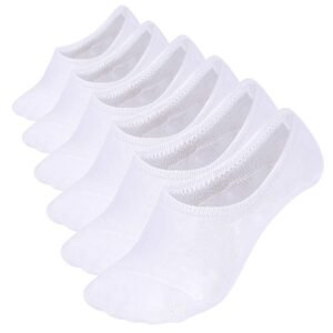 No Show Socks Men Size 9-12/12-15 – Invisible Low cut Loafer Sneaker Socks With Non-Slip Grip (3/6/8Packs)
