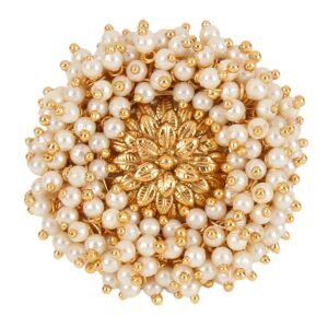 Shining Diva Fashion Gold Plated Ring for Women (Golden)(9733r)