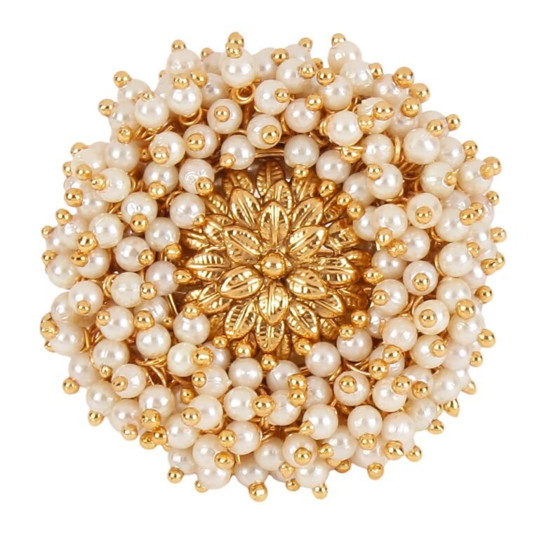 Shining Diva Fashion Gold Plated Ring for Women (Golden)(9733r)
