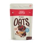 Doctors Choice High Protein Oats 2Kg | 27g Protein Oatmeal | Dark Choco Berry Flavor | No Added Sugar | Gluten Free | High Fiber Healthy Breakfast Oats
