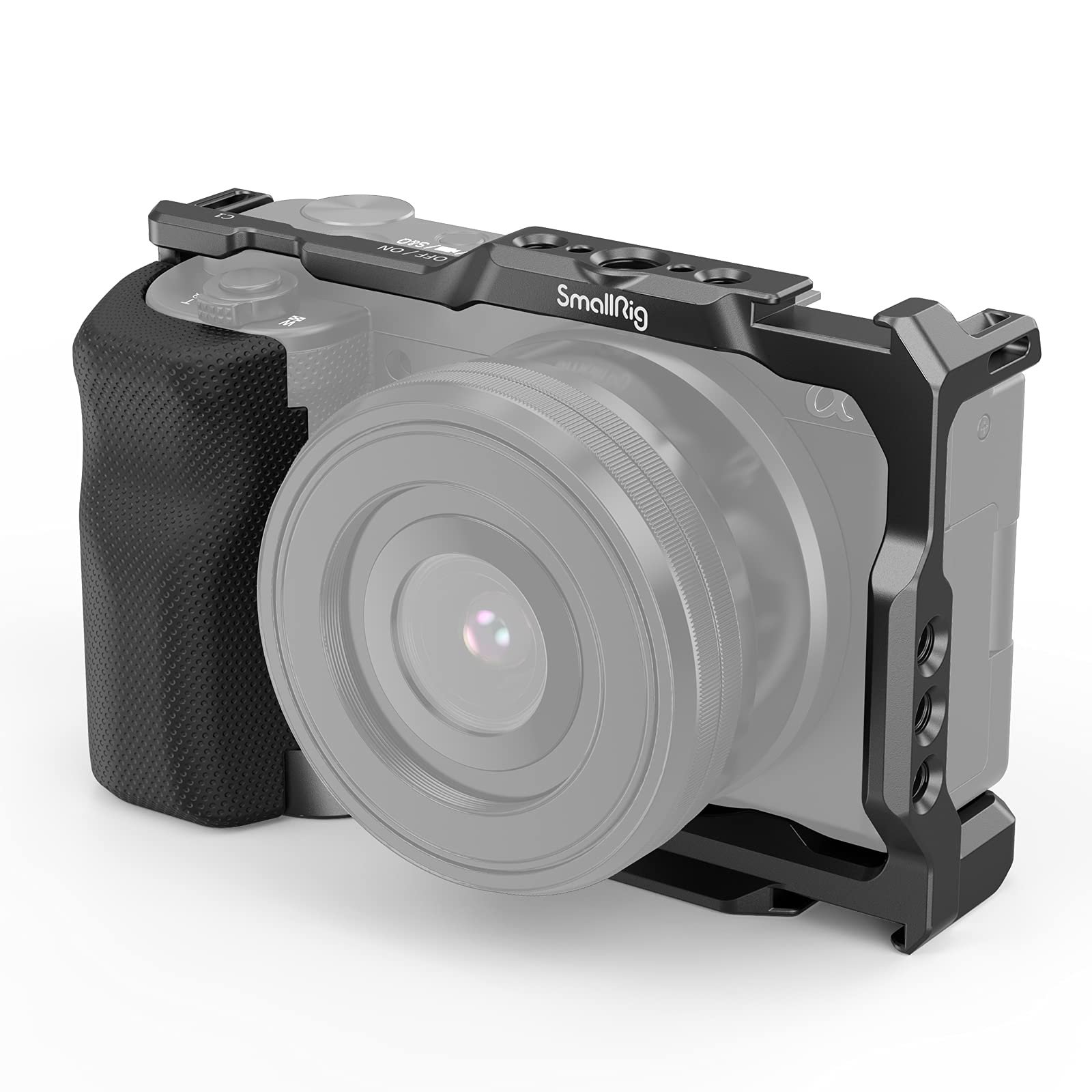 SmallRig Cage with Grip and Built-in Quick Release Plate for Arca-Swiss for Sony ZV-E10-3538