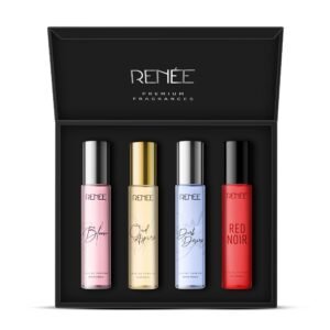 RENEE Women’s Luxury Perfume Gift Set Combo Pack of 4 Eau De Parfum – 15ml Travel-size Bottles, Long Lasting Scents of Floral, Fruity & Spicy Notes