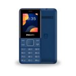PHILIPS All-New E2103 Sleek & Stylish |Keypad Mobile with 1.77″ Screen|1000 MAH Battery | 2030mm Speaker| Wireless FM | Bright Torch|Blue