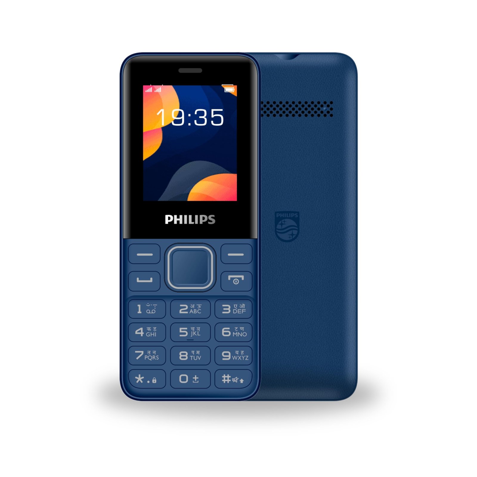 PHILIPS All-New E2103 Sleek & Stylish |Keypad Mobile with 1.77″ Screen|1000 MAH Battery | 2030mm Speaker| Wireless FM | Bright Torch|Blue