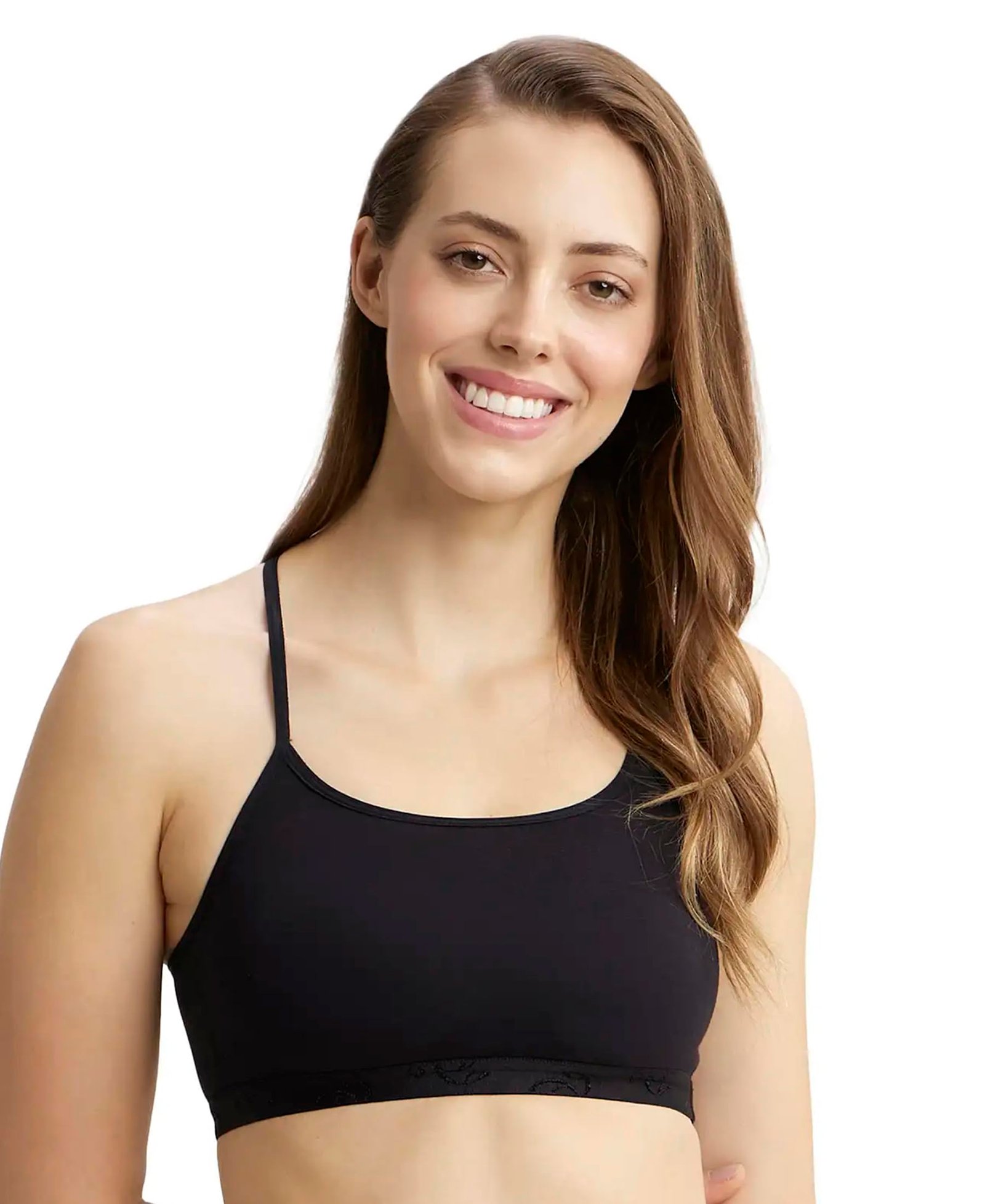 Jockey 1351 Women Super Combed Cotton Elastane Multiway Styled Crop Top