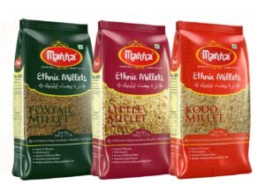 Manna Millets 1.5kg Whole Grains Combo Pack of 3, Foxtail, Kodo, Little Certified low GI. Unpolished, Natural Grains 500g (pack of 3)