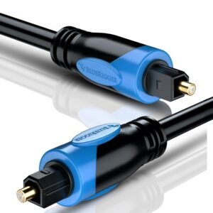 BlueRigger Digital Optical Audio Toslink Cable (6 Feet / 1.8 Meter) With 8 Channel (7.1) Audio Support (for Home Theatre, Xbox, Playstation etc.)