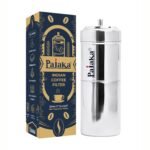 PAJAKA South Indian Filter Coffee Maker – Stainless Steel Madras Kaapi Drip Decoction Brewer, 250 ML Capacity, Medium Size for 4 Cups, Home & Kitchen