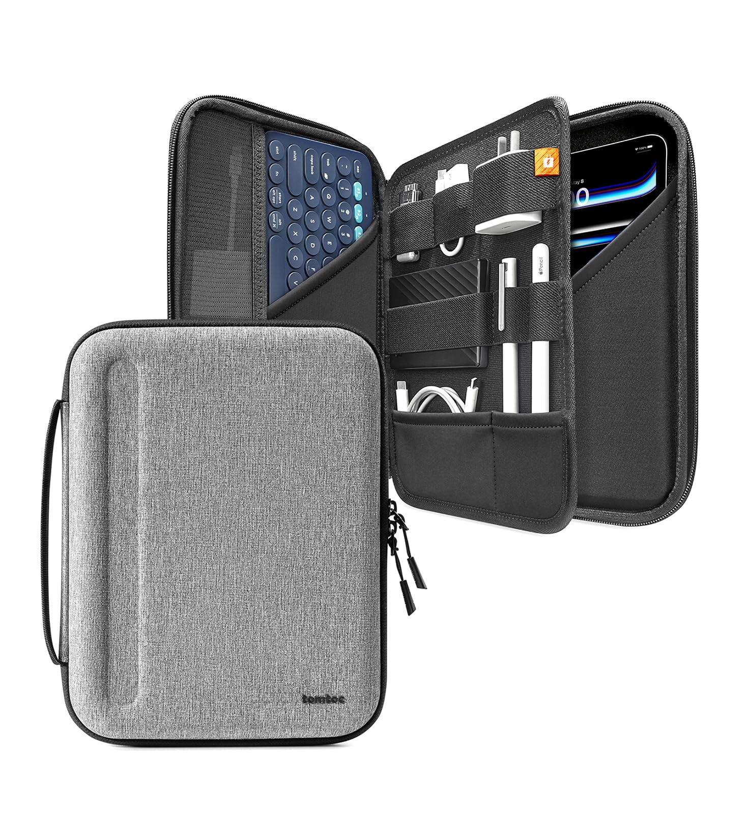 Tomtoc FancyCase-B06 iPad Case Plus (11 Inch), Gray
