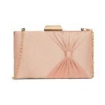 Lavie Women’s Bow Frame Clutch Bags | Detachable Chain Sling Strap | Ladies Purse Wallet