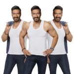 Amul Comfy Men’s Vest | 100% Cotton Single Jersey Fabric | U Neck Sleeveless Innerwear | Ultra Soft Hand Feel | Seamless Body | Superior Comfort Color May Vary (Pack of 3)