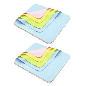 HUMBLE Ultra Soft Microfiber Cleaning Cloth for Laptop Screen Phone Camera Lens Tablet Monitor Sunglasses Soft Lint Free Reusable Wipes for Electronics Optical Glass Non Abrasive Microfiber Pack of 10