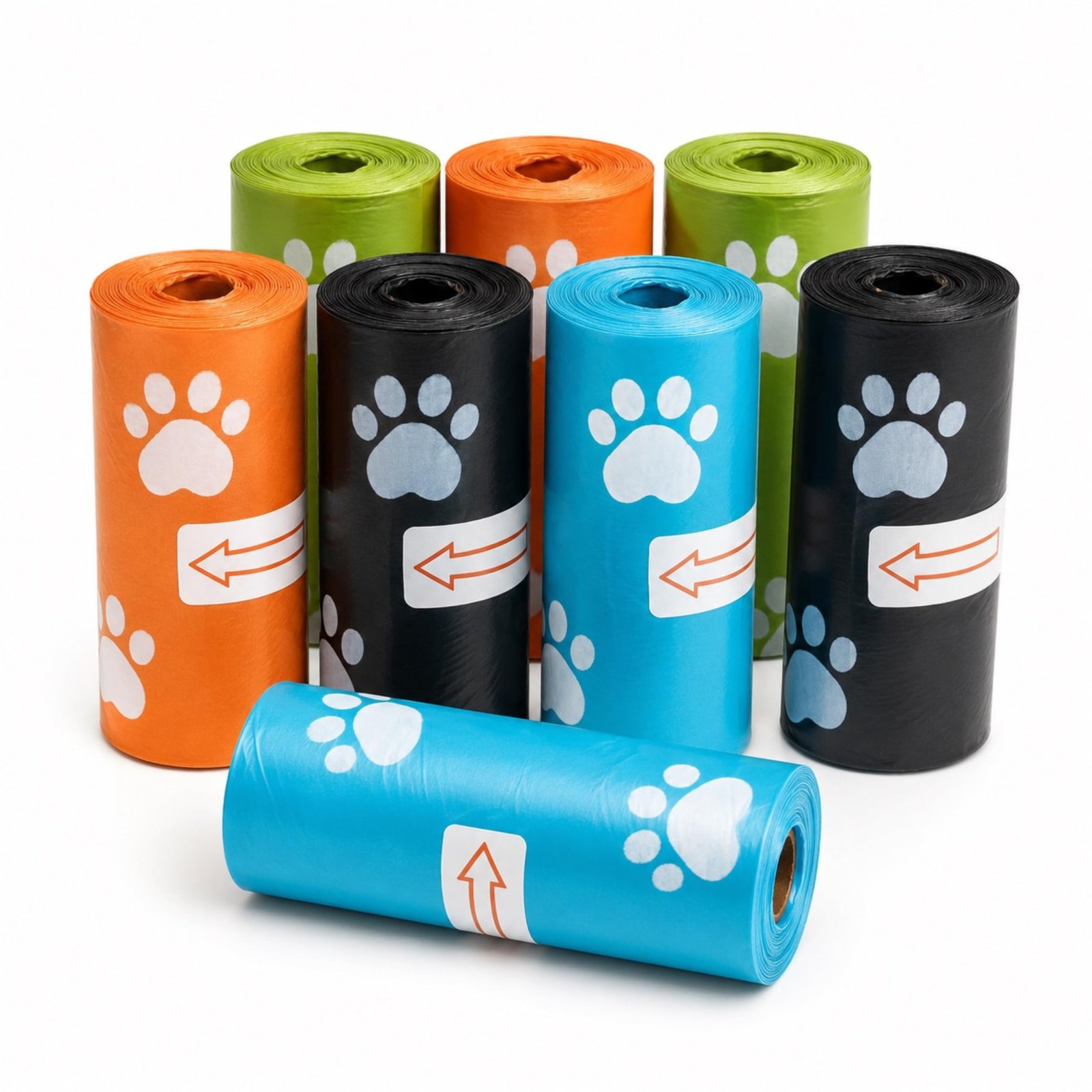 PETS EMPIRE Roll Dog Poop Bags Extra Thick and Strong Leak Proof Poop Bags for Dogs (8 Roll-120 Bags)