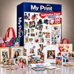 MY PRINT | 125GSM HD | Dual Coated Sublimation Transfer Paper A4 | For T-Shirt | Mug | 3D Cover | All Sublimation Product | Only For Sublimation INK [100 PAGES]