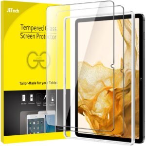 JETech Screen Protector Guard for Galaxy Tab S8/S7 11″, 2-Pack