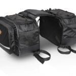 GUARDIANGEARS Mustang 50Ltrs Saddlebags with Waterproof Rain Cover for All Motorcycles with a Straight Exhaust. from 100CC to 1000CC