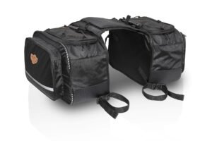 GUARDIANGEARS Mustang 50Ltrs Saddlebags with Waterproof Rain Cover for All Motorcycles with a Straight Exhaust. from 100CC to 1000CC