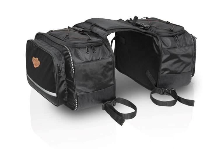 GUARDIANGEARS Mustang 50Ltrs Saddlebags with Waterproof Rain Cover for All Motorcycles with a Straight Exhaust. from 100CC to 1000CC