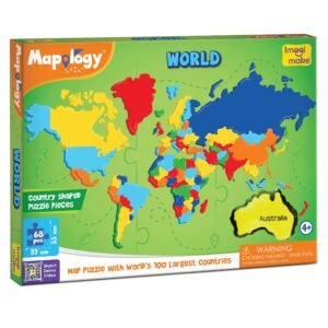 Imagimake Mapology World | Educational Toy for Kids Age 4-8 Years