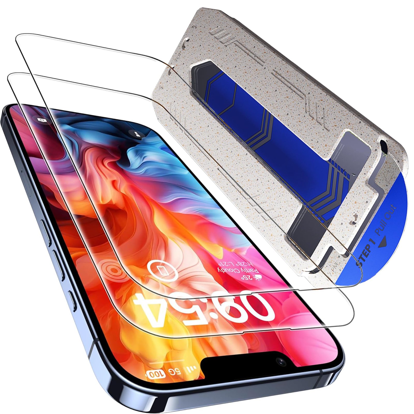 Mr.Shield Align-X for iPhone 14/13/13 Pro/17e/16e Screen Protector
