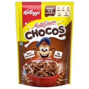Kellogg’s Multigrain Chocos, 385G | Multigrain Energy, More Chocolatey | No-Maida | Power Of 5 Nutrients Protein, Fibre, Iron, Calcium, Vitamins | Kids Breakfast Cereal