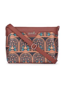 ZOUK Harmony Sling Bag | Crossbody Bags for Women | Women’s Handbags | Stylish | Vegan Leather Evening Bag | Travel & Office Use | Purse and Wallet