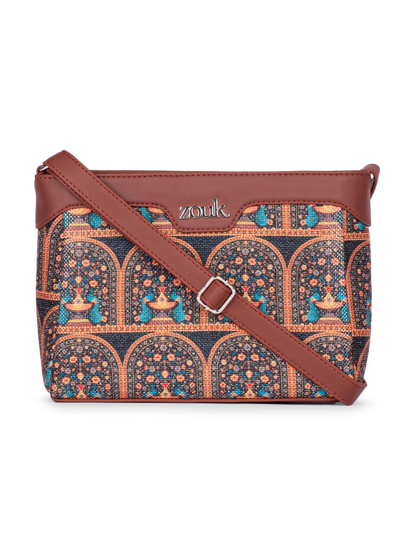 ZOUK Harmony Sling Bag | Crossbody Bags for Women | Women’s Handbags | Stylish | Vegan Leather Evening Bag | Travel & Office Use | Purse and Wallet