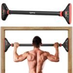 Lifelong Adjustable Pull-Up Bar for Home Gym | No Screws Hanging Bar, Adjustable Length (74-97cm), Doorway Chin-Up Bar, Gym Equipment for Men Workout, Strength Training. Weight Capacity (200kg)