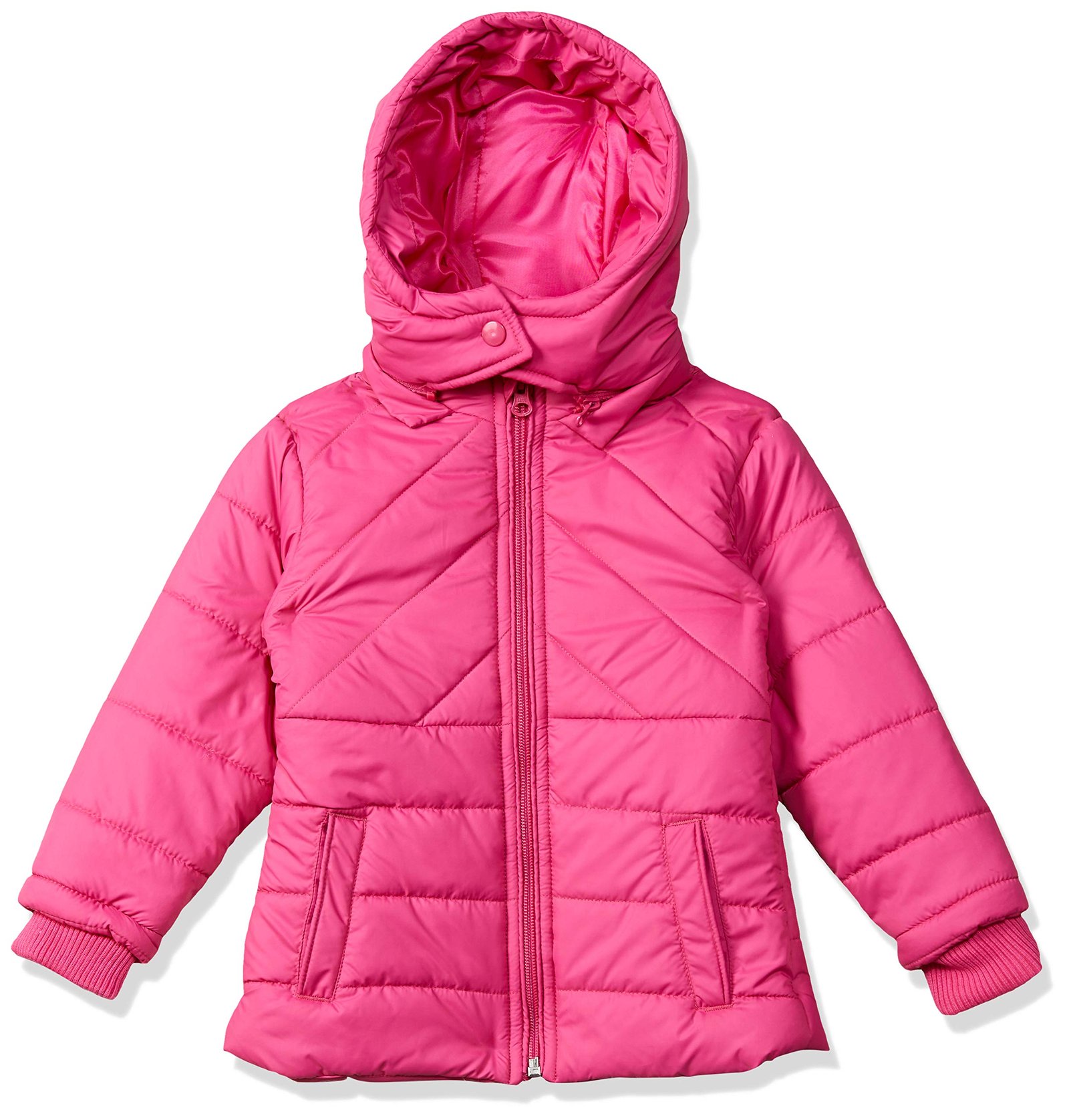 Amazon Brand – Symbol Girls Puffer Winter Jacket | Detatchable Hood| Warm| Lightweight and Travel Friendly | Comes in interesting patterns