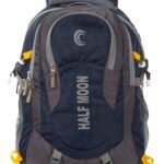 Half Moon 45L Hammer Waterproof Rucksack Bags for Man/Trekking Bags for Men | With 17.3″ Laptop Compartment & Rain cover | For Trekking, Hiking, Travel Backpack for Men & Women (Navy Blue)