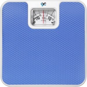 GVC Iron Analogue Personal Health Check Up Fitness Weighing Scale (Blue), 120 Kilograms